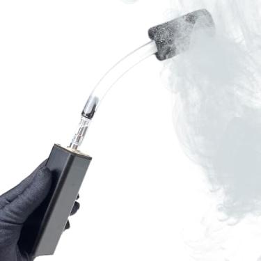 Imagem de Mini máquina de neblina, máquina de fumaça para eventos ao ar livre, fotografia de festas de DJ, efeitos de palco interno, Halloween (parte traseira fina)