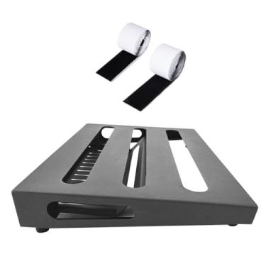 Imagem de YIJU Pedal de guitarra, pedal de baixo, suporte de efeitos de substituição multifuncional antiderrapante para acessórios de instrumentos musicais, S