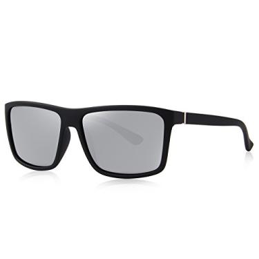 Imagem de Óculos de sol masculino Merry polarizado para pesca ao ar livre, Prata, Free