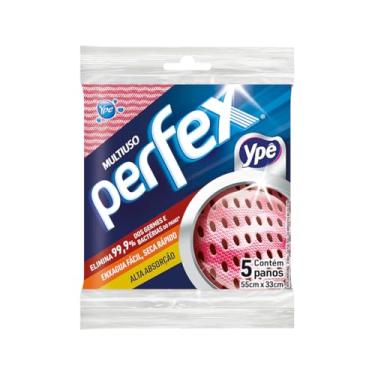 Imagem de Ypê Pano Multiuso Perfex 5 unidades - Rosa