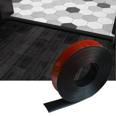 Imagem de Faixa de transição plana para piso/porta e faixa de junção de revestimento de lacuna de vinil autoadesivo para piso laminado