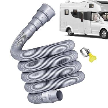 Imagem de Kit de Mangueira de Esgoto para Autocaravana | Mangueira Resistente Flexível Estanque Para Autocaravana | Solução Segura Versátil Para Extensão De Reboque Em Acampamento Férias Ao Ar Livre
