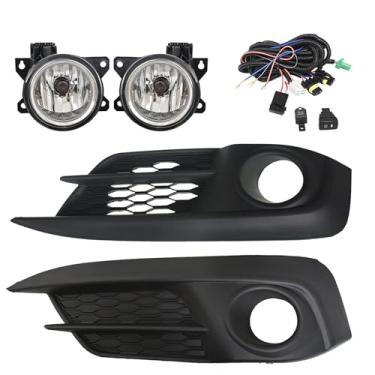 Imagem de Thomletha Substituição do conjunto de faróis de neblina esquerdo e direito para Civic 2 portas/4 portas 2016-2018 lente transparente 33900-TBA-A01 33950-TBA-A01