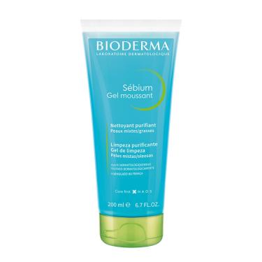 Imagem de Gel De Limpeza Bioderma Sébium Gel Moussant Antioleosidade De Alta Tolerância 200ml