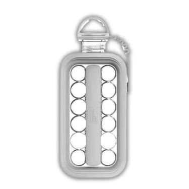 Imagem de Molde de Gelo Garrafa 2 em 1 Portátil – 1400ml, Dobrável, Antivazamento, Ideal para Bebidas, Viagens, Academia e Freezer | Vedação Total e Alça Ergonômica