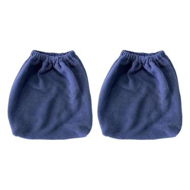 Imagem de kowaku 2x Bolsa de armazenamento para estribos, protetor de sela de cavalo em tecido de pelúcia macio, 15 cm x 20 cm