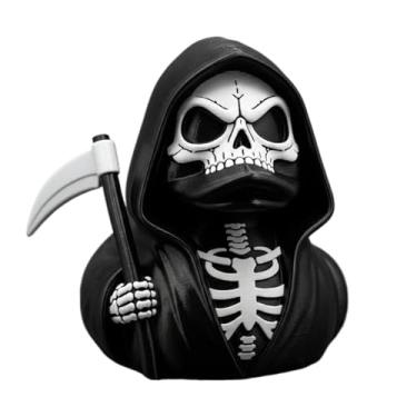 Imagem de Rrlihjgu Pato Gótico | Figura Para Painel de Carro Segurando Foice,Ornamento Gótico para Decoração de Casa, Estante, Carro e Exposição de Dia das Bruxas