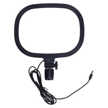 Imagem de Luqeeg Luz de selfie, 9 polegadas, 3000 a 6500K, luz de preenchimento de telefone LED recarregável por USB, videoconferência com braçadeira/suporte frontal e traseiro para telefone, laptop, maquiagem