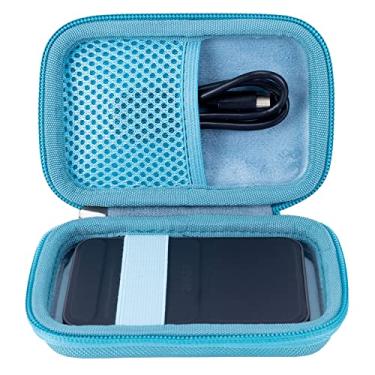 Imagem de khanka Estojo Rígido De Viagem Para Substituição Bateria Magnética Anker 621/622/633 (Maggo), Carregador Portátil Sem Fio 5000 Mah E 10000 Mah, Somente (Azul)