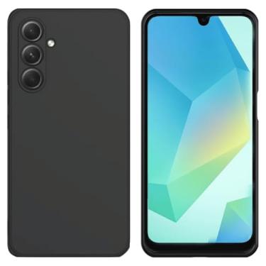 Imagem de Capa Capinha Case Anti Schok Slim Aveludada Preta Compatível Samsung Galaxy A16