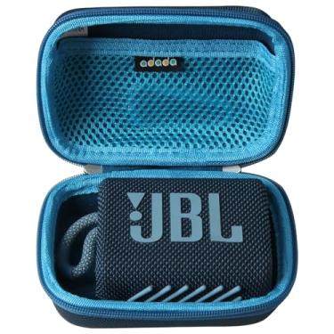 Imagem de adada Capa rígida de viagem para alto-falante Bluetooth portátil JBL Go 3 / JBL GO 4 (azul)