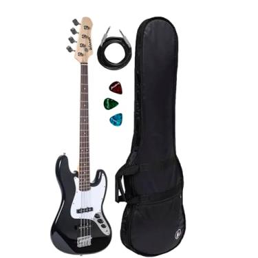 Imagem de Baixo Winner 4 Cordas Jazz Bass Wjb + Capa E Cabo (PRETO)