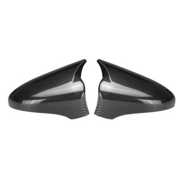 Imagem de Par de capas para espelho retrovisor lateral de carro, capas para espelho retrovisor lateral, compatível com Lexus IS200 250 300 350 2014-2020 M Style(Carbon Fiber Look)