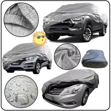 Imagem de Capa de Cobrir Carro Protetora 100% Impermeável Proteção Chuva Sol Poeira Anti-uv (Gol G4 (Bola))