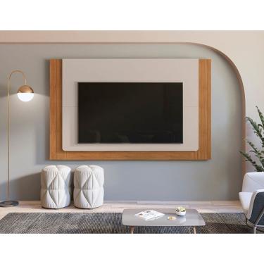 Imagem de Painel Roma 2.17 Off White/Cedro - Casa D Móveis