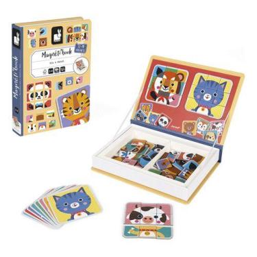 Imagem de Livro Magnético Misture E Combine Animais Fofos - Janod