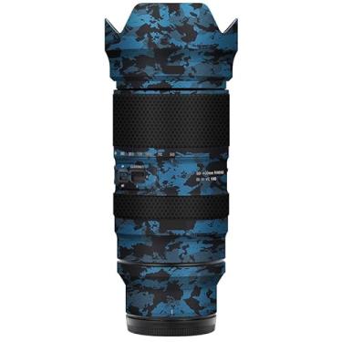 Imagem de Adesivo de lente de câmera antiarranhões para Tamron 50-400 mm F4.5-6.3 adequado para Nikon Mount Coat Wrap película protetora capa 50 400 (azul cavaleiro)