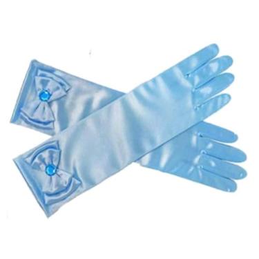 Imagem de TOLOYE Vestido de fantasia de princesa para meninas, vestido de Elsa para meninas, vestido de princesa Frozen com colar de varinha de fada e coroa