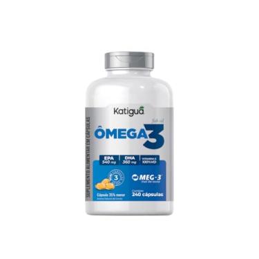 Imagem de Katiguá Ômega 3 Meg-3 Epa + Dha 3000Mg Fish Oil 240 Cápsulas Branco