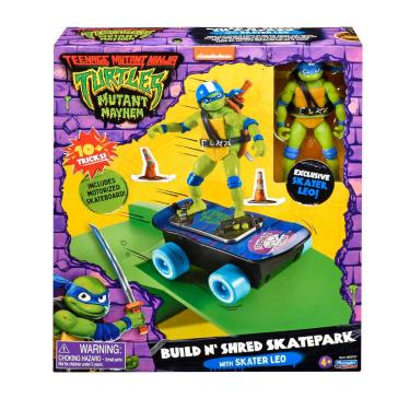 Imagem de Pista De Skate Com Boneco Leo Skatista - As Tartarugas Ninja