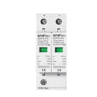 Imagem de DPS Snetec Protetor De Surtos 10/20kA 150V DC Painel Solar
