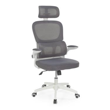 Imagem de Cadeira De Escritório Giratória Executiva Viena Com Regulagem De Altura - Cinza
