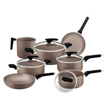 Imagem de Jogo Panelas Tramontina Alumínio Milazzo 7 Peças Conjunto - Tramontina