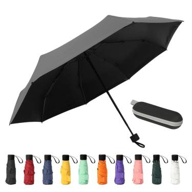 Imagem de Guarda-chuva GAOYAING Small Mini para proteção UV de viagem, pacote com 2