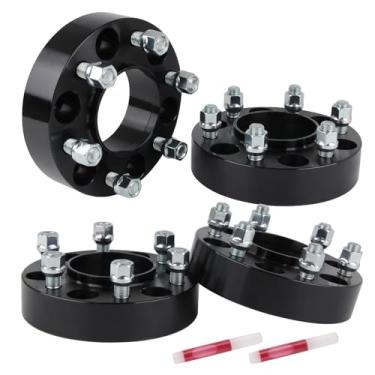 Imagem de Salem Auto Parts 4 espaçadores de roda 6x135 para F150, adaptadores de roda Hubcentric de 38 mm de 38 mm para expedição F150 2015-2025, navegador com pinos M14x1,5 e furo de cubo de 87,1 mm, 4 peças