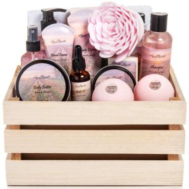Imagem de Conjunto de presentes de spa Aqua Elegante Luxury com óleo de rosa e o