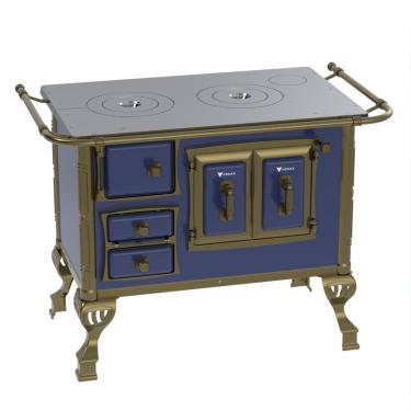 Imagem de Fogao a Lenha Venax n 1 Colonial Azul SD