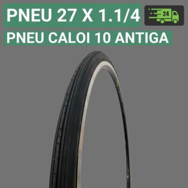 Imagem de Pneu Caloi 10 Antiga Pneu de Bicicleta Aro 27 1.1 4 SRI11 Pneu para Bi