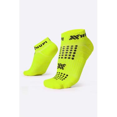 Imagem de Meia Curta para Corrida HUPI - Running Pro Amarelo Neon, Cor: AMARELO NEON
