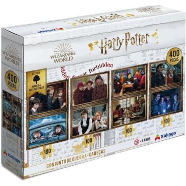 Imagem de QUEBRA-CABECA Madeira HARRY Potter 4X100P=400P - Xalingo