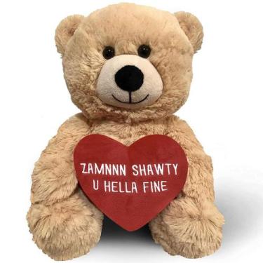 Imagem de Ursinho de pelúcia Witty Bears Zamnnn Shawty U Hella Fine 25 cm - Witt