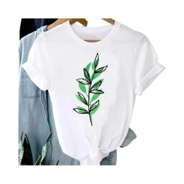 Imagem de Camiseta Feminina Respirável de Manga Curta - Gola Redonda - Alta Qual