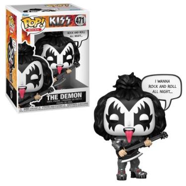 Imagem de Boneco Funko Pop! Rocks Kiss - Gene Simmons (The Demon) - Candide
