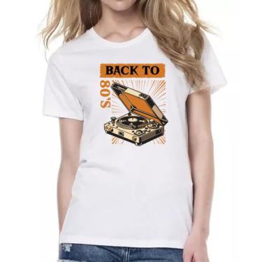 Imagem de Camiseta Baby Look Back to anos 80 vitrola - Alearts, P