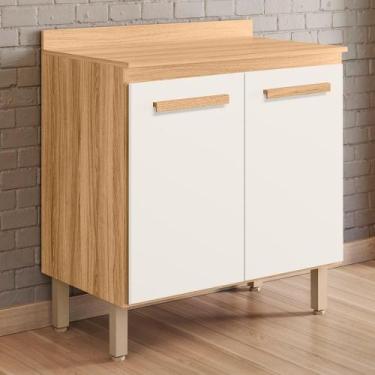 Imagem de Balcão de Cozinha Melinda 80cm com Tampo MDP - Bela Móveis - Nicioli, 