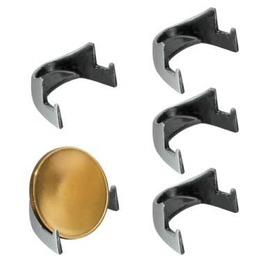 Imagem de PATIKIL Coin Display Stands, 5Pcs Mini Coin Easel Presentation Holder for Silver Dollar Collectors Collection Supplies, Dark Silver