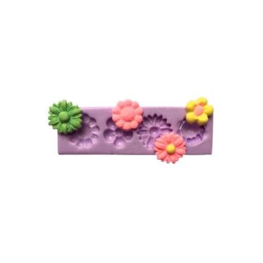 Imagem de Molde de silicone florzinhas para decorar f758 - CM