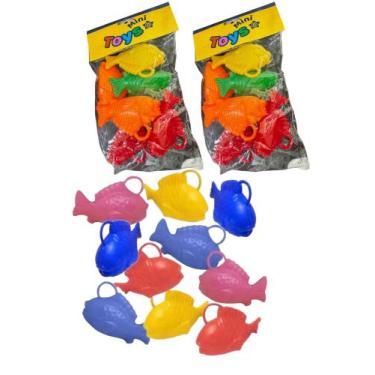 Imagem de Peixe de Plástico Para Água Brincadeira Festa Junina- 100un - Lynx pro