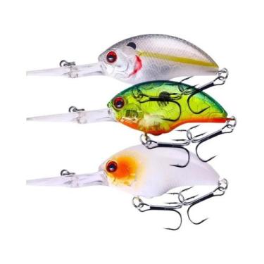 Imagem de Isca De Pesca HENGJIA 13G 9CM Rock Crankbait Minnow Com Anzóis Agudos 
