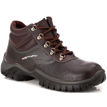 Imagem de Bota Estival Trabalho Segurança Bico Composite Epi Wo1003 CA 42553 Work WO10033S1 (Café, BR, Adulto, Numérico, 39)