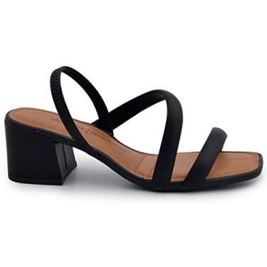 Imagem de Sandalia Dakota Y2082 Salto Grosso Baixo Confortavel Feminino
