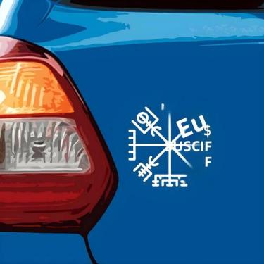 Imagem de Decalques De Vinil Para Janela De Carro Com Símbolo De Runa Viking Veg