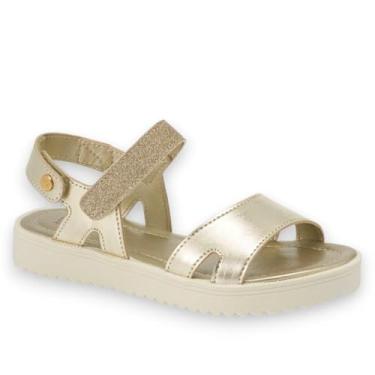 Imagem de Sandalia Papete Lola Dourado Klin Tamanho:32
