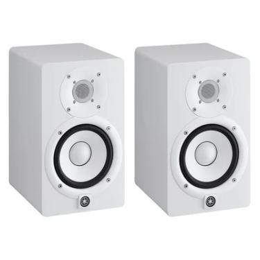 Imagem de Par De Monitores De Referência Yamaha, Bi-amplificado, 70w Hs 5, Branco