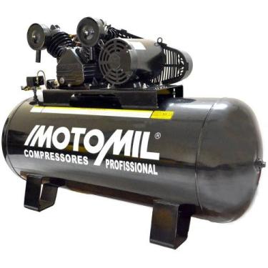 Imagem de Compressor de Ar Profissional 25 Pés 200L 140Lbs 220/380V Tr - MOTOMIL