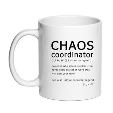 Imagem de SIUNY Caneca Chaos Coordinator - Presentes de Coordenador de Caos para homens - Presentes de agradecimento para mulheres, chefe, colega de trabalho, gerente, escritório, professor, enfermeira, mãe